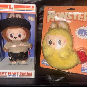 Pop Mart - The Monster - Labubu Wacky Mart Series Bundle Set Manager & Shrimp